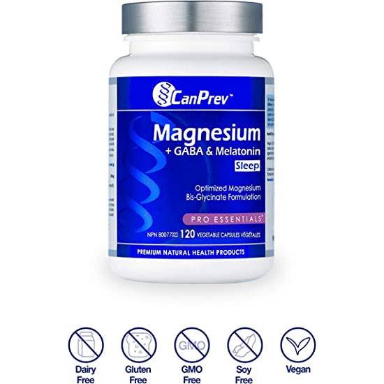 CanPrev Magnesium Sleep | Sleep Support V-Caps
