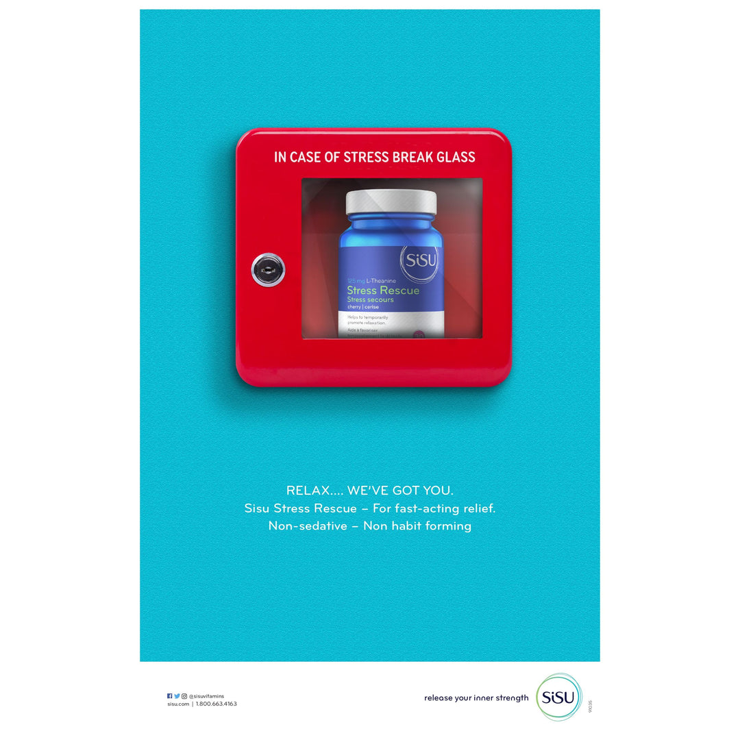 Sisu Stress Rescue 125 mg L-Theanine chewable tablets