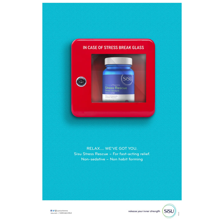 Sisu Stress Rescue 125 mg L-Theanine chewable tablets