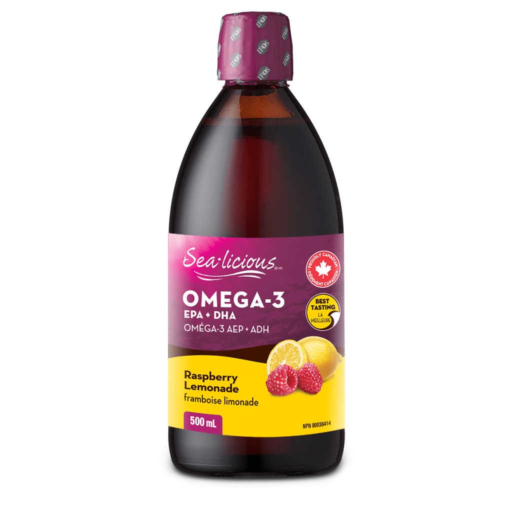Omega-3 EPA + DHA, Raspberry Lemonade, Sea-licious Liquid