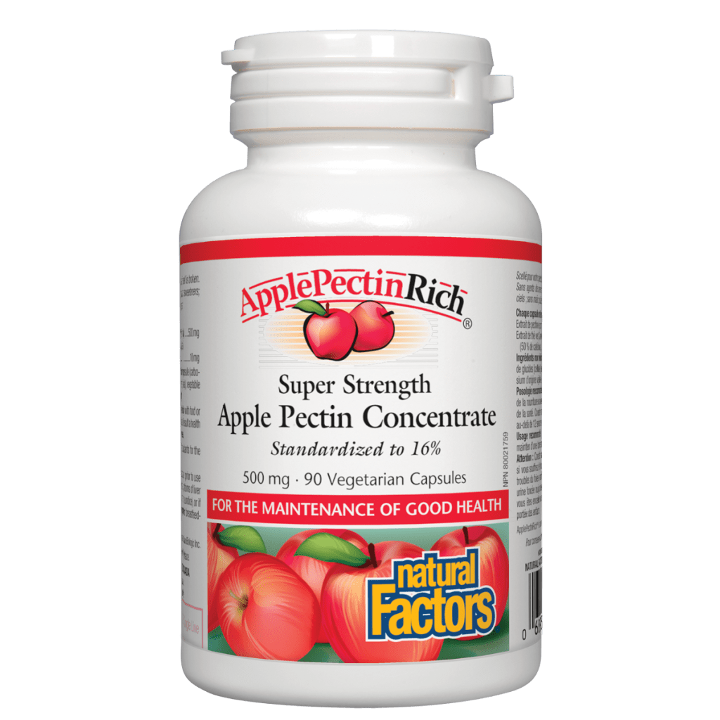 ApplePectinRich Super Strength Apple Pectin Concentrate 500 mg Vegetarian Capsules