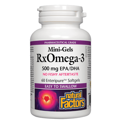 RxOmega-3 Mini-Gels   500 mg Enteripure Softgels