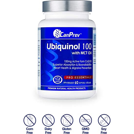 Canprev Ubiquinol 100 with MCT Oil Vegetarian Capsules