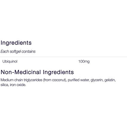 Canprev Ubiquinol 100 with MCT Oil Vegetarian Capsules