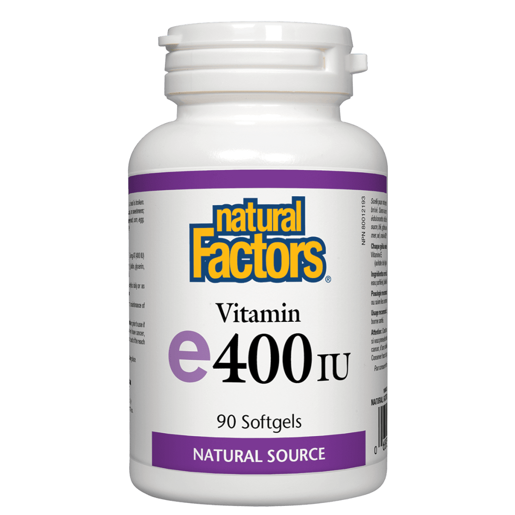 Vitamin E  Natural Source 400 IU, Softgels