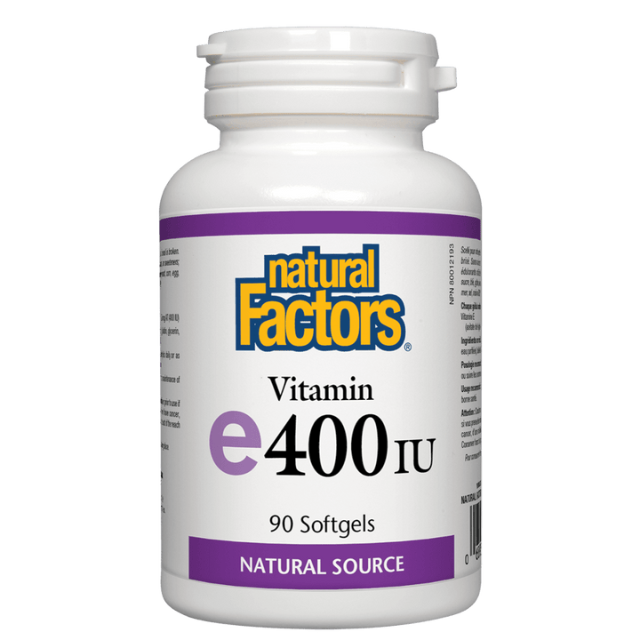 Vitamin E  Natural Source 400 IU, Softgels