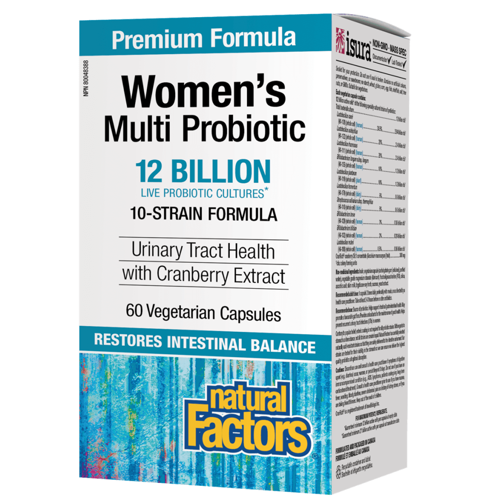 Women's Multi Probiotic  12 Billion Live Probiotic Cultures Vegetarian Capsules