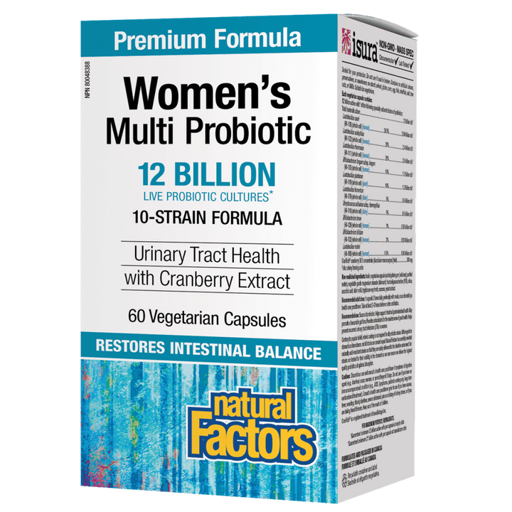 Women's Multi Probiotic  12 Billion Live Probiotic Cultures Vegetarian Capsules