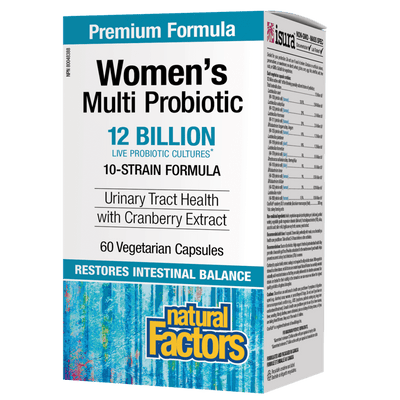 Women's Multi Probiotic  12 Billion Live Probiotic Cultures Vegetarian Capsules