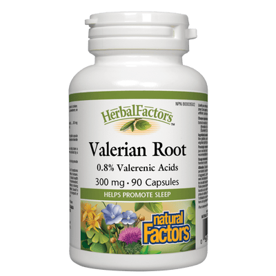 Valerian Root, HerbalFactors 300 mg Capsules