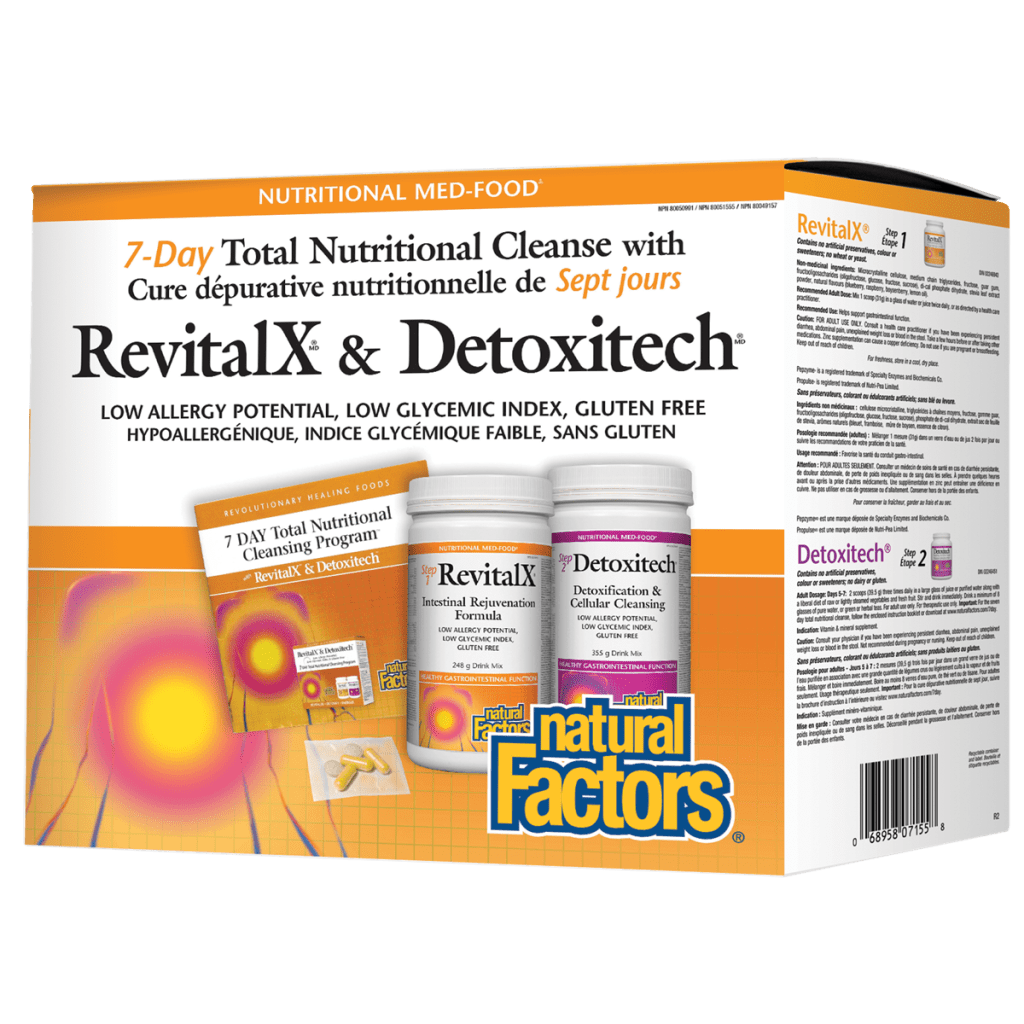 RevitalX & Detoxitech Seven Day Total Nutritional Cleansing Program