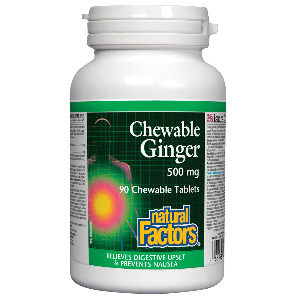 Chewable Ginger  500 mg Chewable Tablets