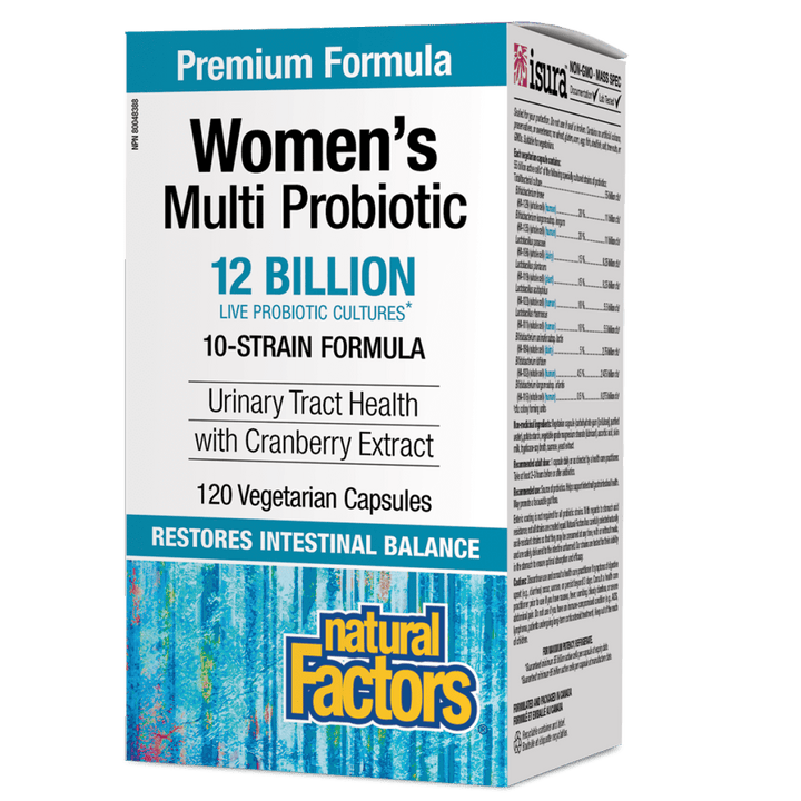 Women's Multi Probiotic  12 Billion Live Probiotic Cultures Vegetarian Capsules