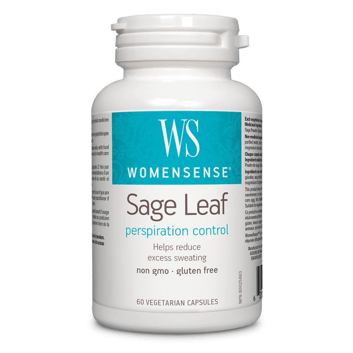 Sage Leaf perspiration control Vegetarian Capsules